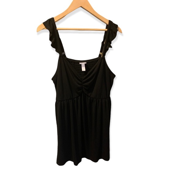 TORRID Black Super SOFT Knits Adjustable Stretchy and Soft Flowy Tank Top-Size 1 - Picture 4 of 9